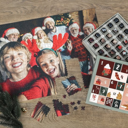 Personlig Adventskalender Puzzle med 1000 Brikker